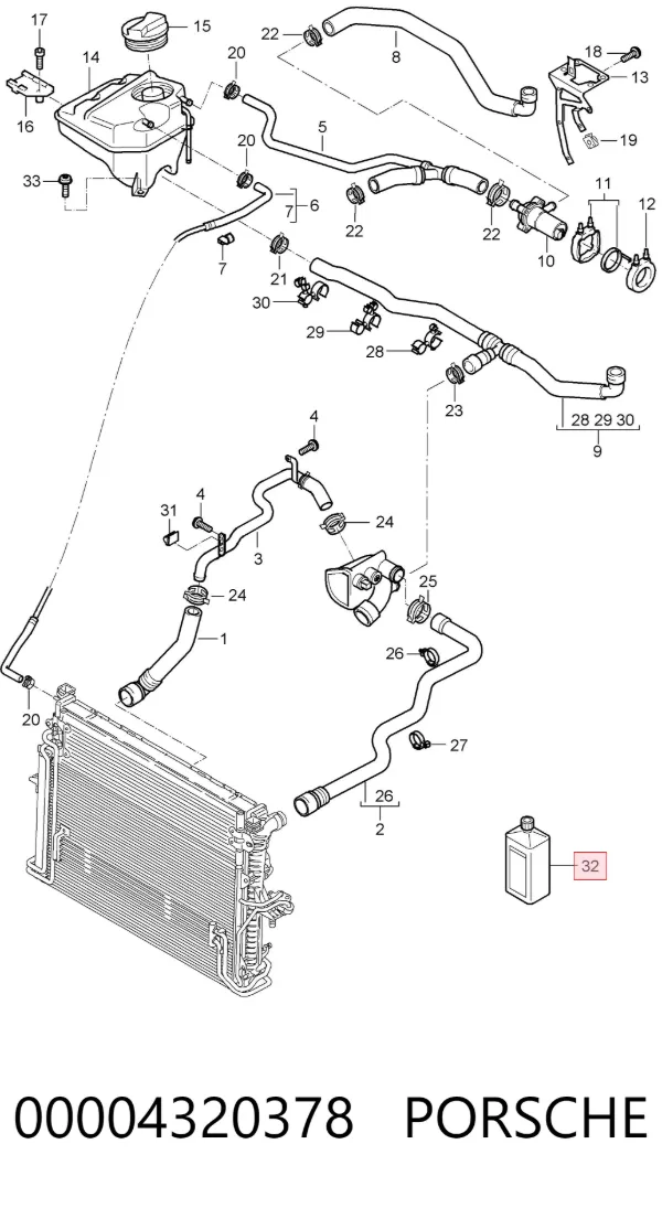 Fluido de esfriamento Q1030002 Mercedes