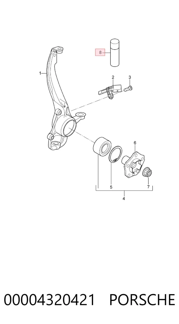 Lubrificante para os fechamentos e goznos 00004320421 Porsche