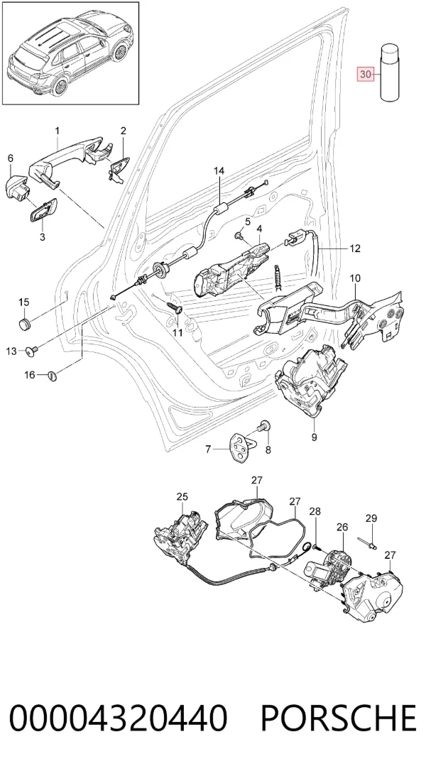  00004320440 Porsche