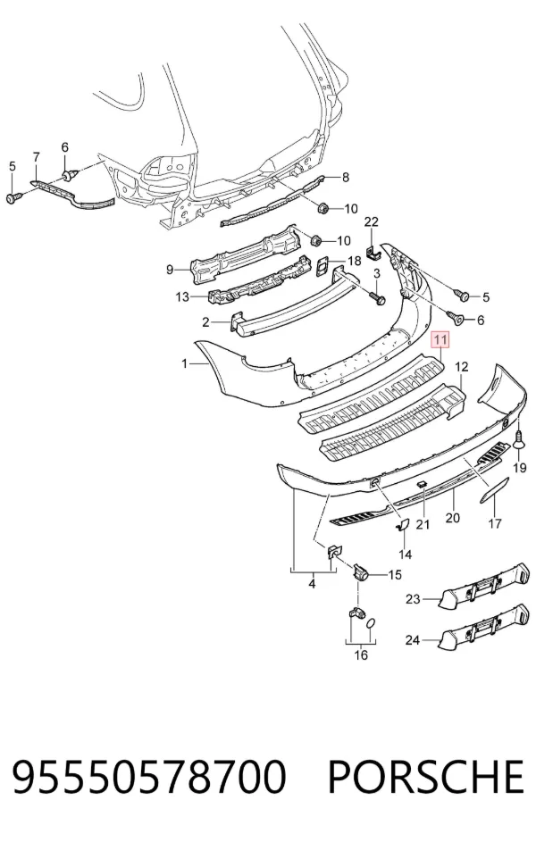  95550578700 Porsche