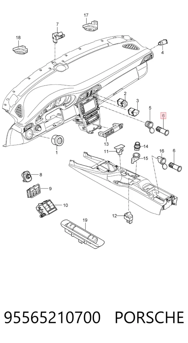  95565210700 Porsche