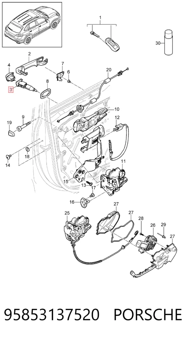  95853137520 Porsche