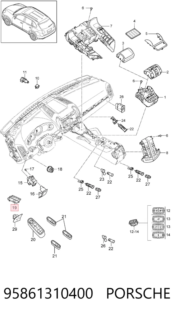  95861310400 Porsche