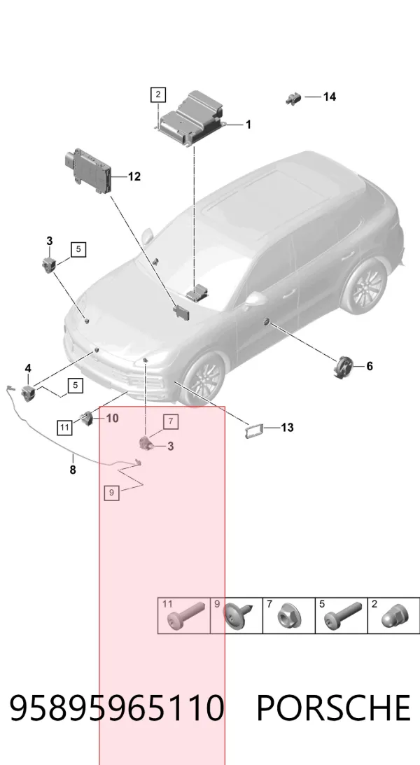  95895965110 Porsche