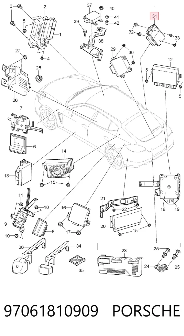  97061810909 Porsche