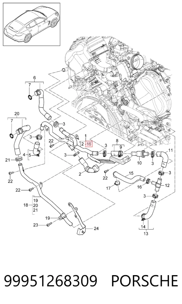  99951268309 Porsche