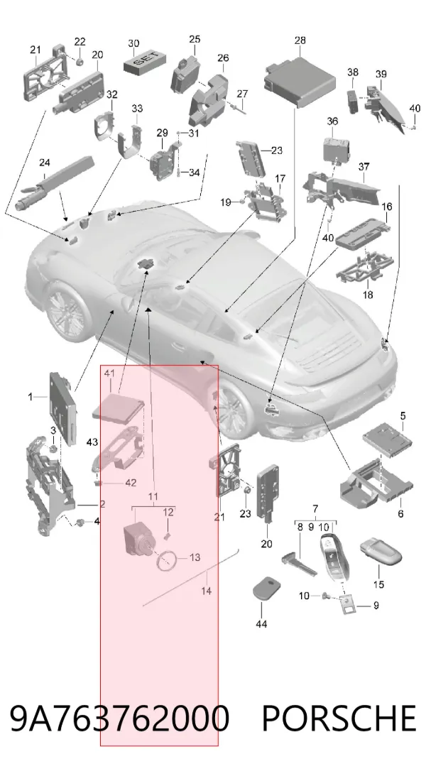 9A763762000 Porsche