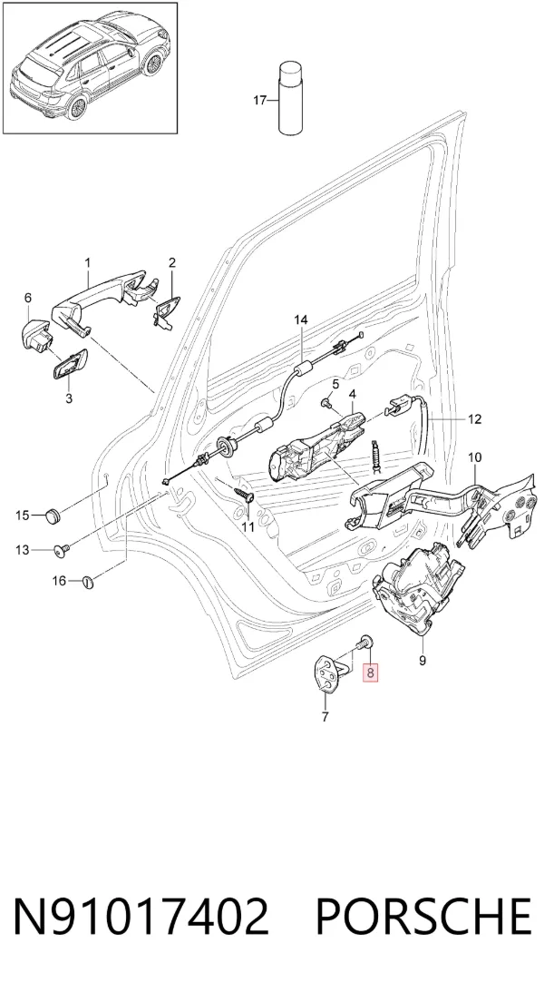  N91017402 Porsche