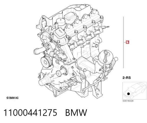 Motor montado 11000441275 BMW