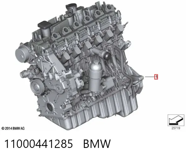 Motor montado 11000441285 BMW