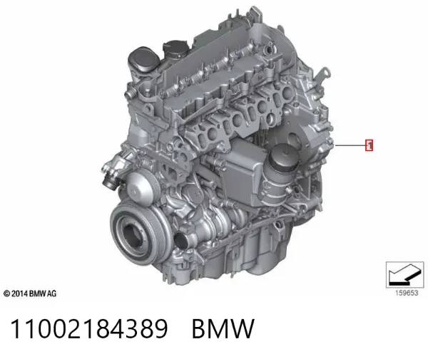 Motor montado 11002184389 BMW