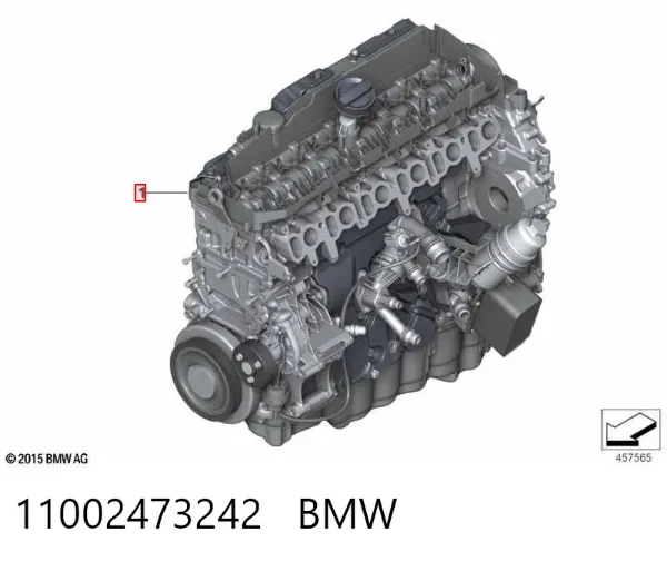 Motor montado 11002473242 BMW