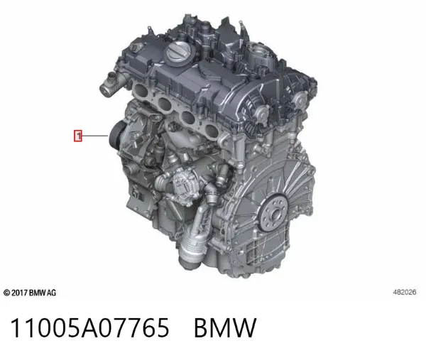 Motor montado 11005A07765 BMW