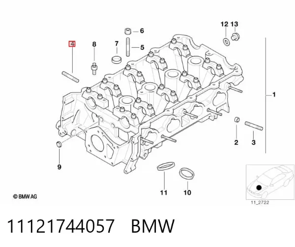  11121744057 BMW