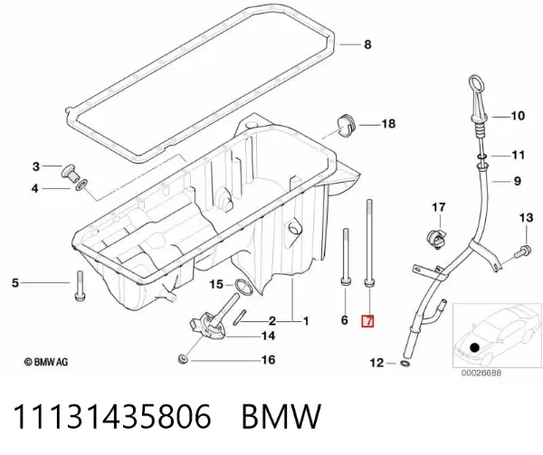  11131435806 BMW