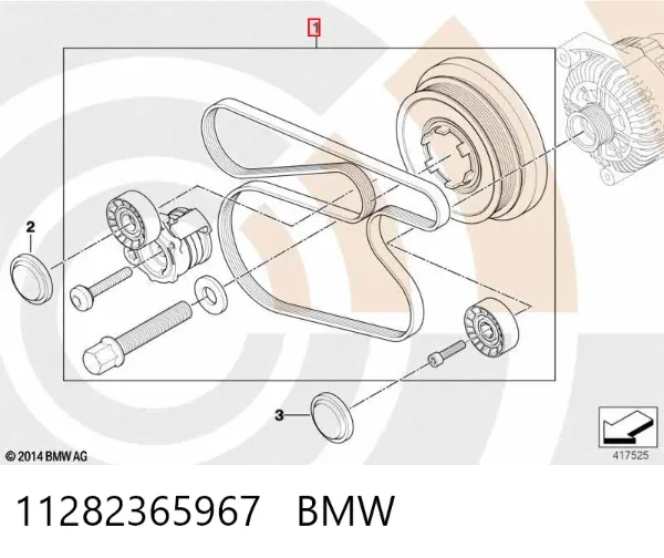 Correia dos conjuntos de transmissão, kit 11282365967 BMW