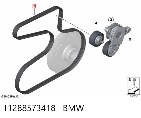 Correia dos conjuntos de transmissão 11288573418 BMW