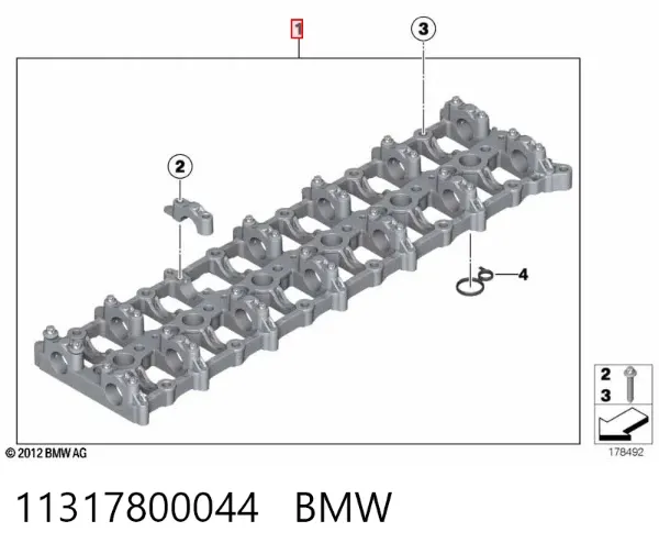 Cama da árvore distribuidora BMW X5 E70