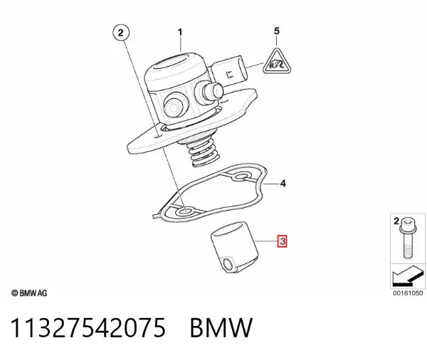 Empurrador da bomba de combustível 11327542075 BMW