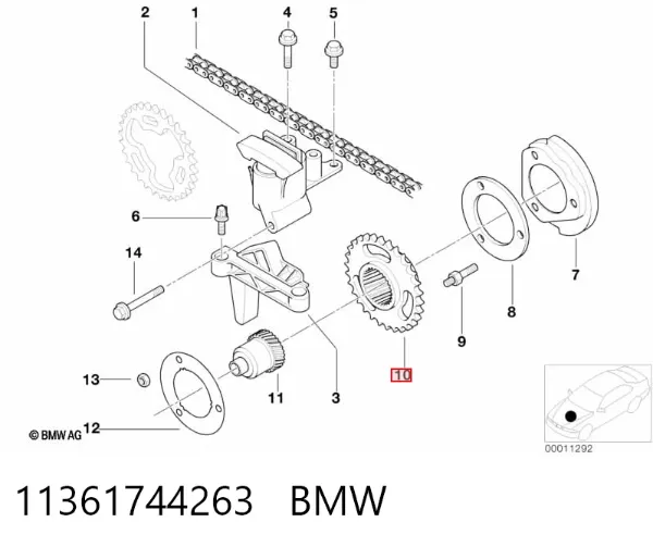  11361744263 BMW