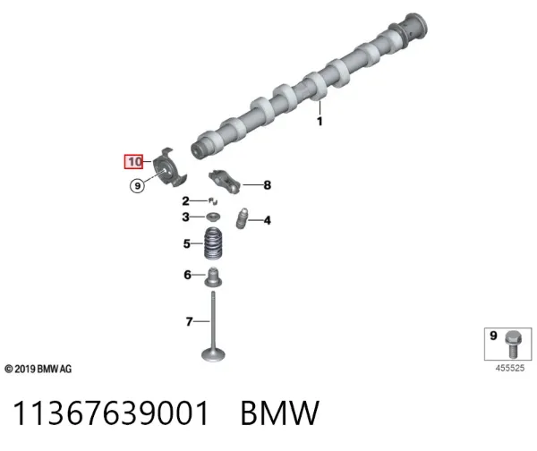 Sensor de efeito Hall 11367639001 BMW