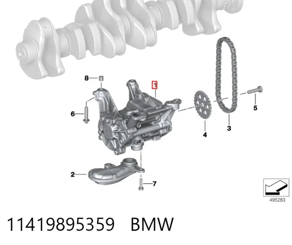 Bomba de óleo BMW X6 G06, F96