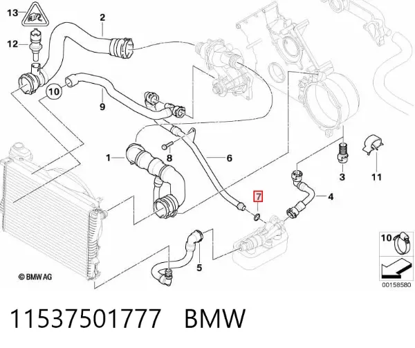 Vedante de tampa do gargalho de enchimento de óleo 11537501777 BMW