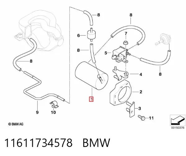  11611734578 BMW