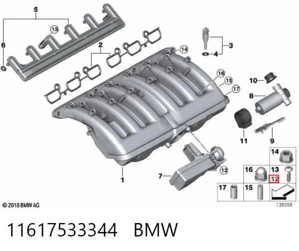  11617533344 BMW