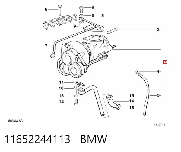 Turbina 11652244113 BMW