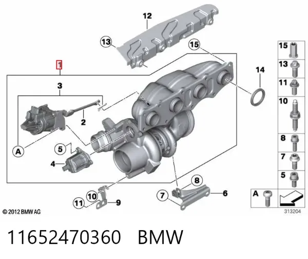 Turbina 11652470360 BMW