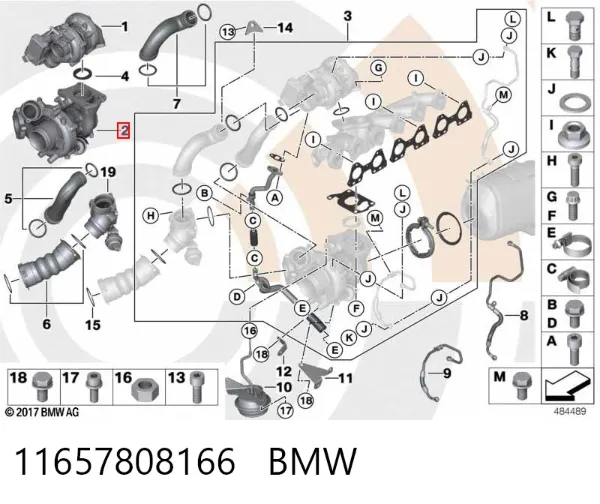 Turbina 11657808166 BMW