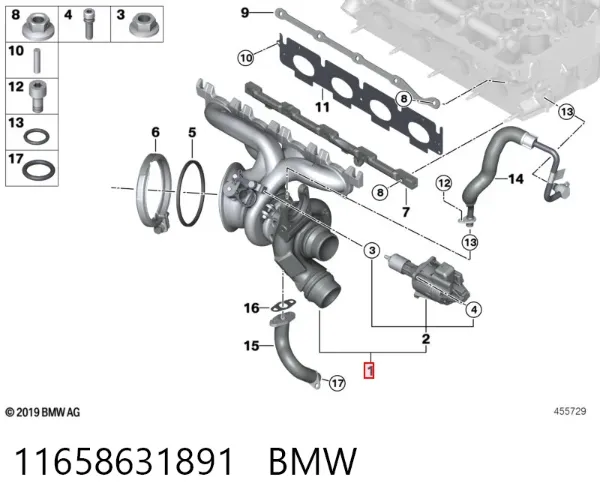 Turbina 11658631891 BMW