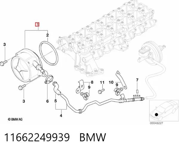 Bomba a vácuo 11662249939 BMW