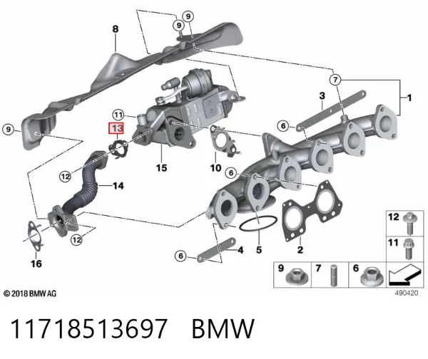  11718513697 BMW