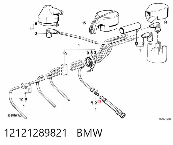 Ponta da vela de ignição BMW 3 E30
