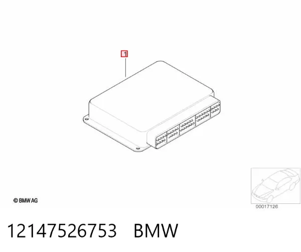 Módulo de direção (Centralina eletrônica) de motor BMW 7 E38