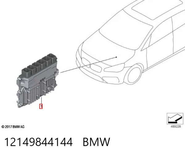 Módulo de direção (Centralina eletrônica) de motor Mini Cooper F55