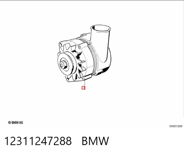 Gerador 12311247288 BMW