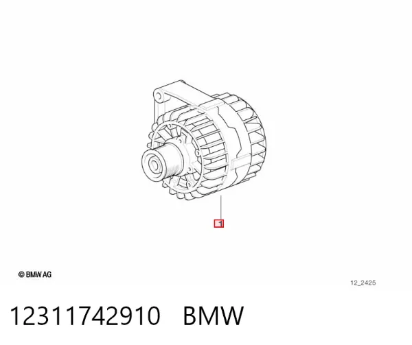 Gerador 12311742910 BMW