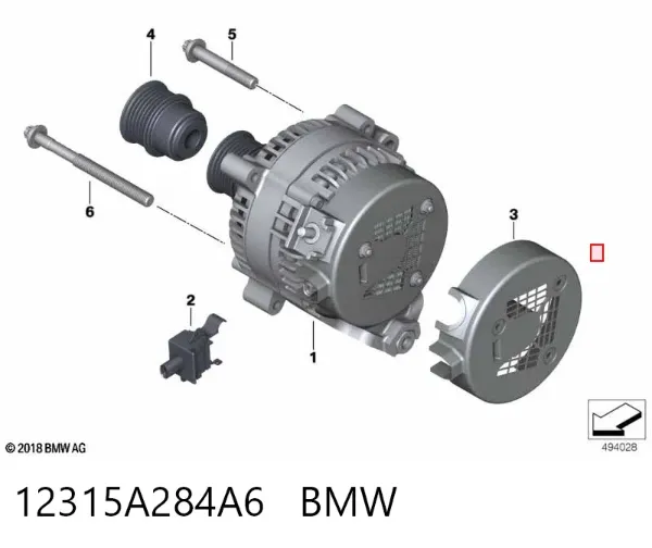  12315A284A6 BMW