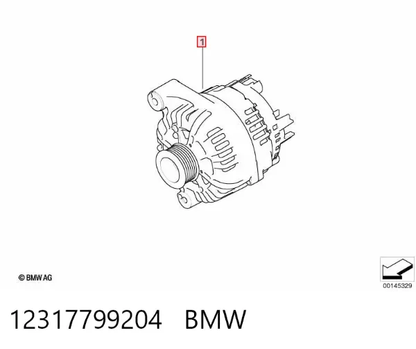 Gerador 12317799204 BMW