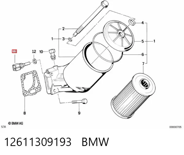  12611309193 BMW