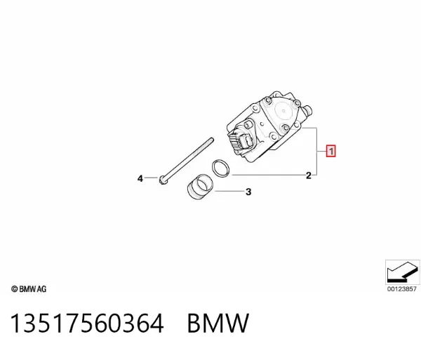 Bomba de combustível de pressão alta 13517560364 BMW