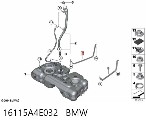  16115A4E032 BMW