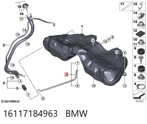  16117184963 BMW
