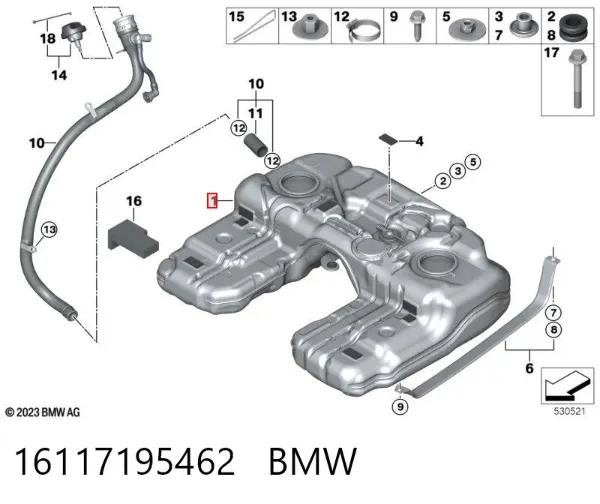 Tanque de combustível BMW X5 E70