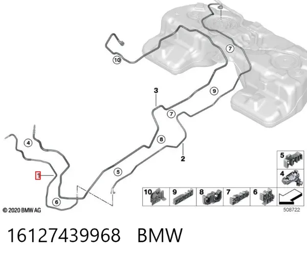  16127439968 BMW