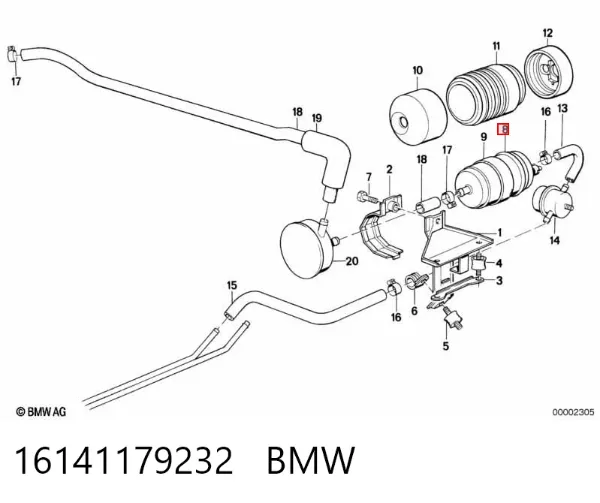 Bomba de combustível principal 16141179232 BMW