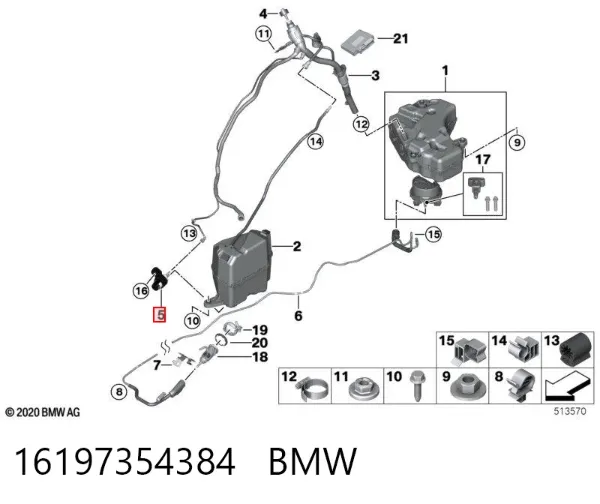 Bomba AD BLUE 16197354384 BMW